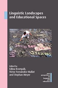 cover of the book Linguistic Landscapes and Educational Spaces