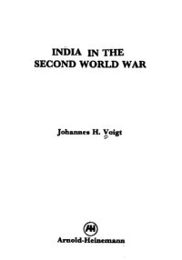 cover of the book India in the Second World War