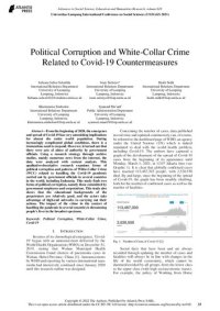 cover of the book Political Corruption and White-Collar Crime Related to Covid-19 Countermeasures