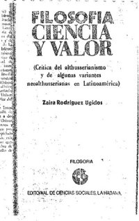 cover of the book Filosofía, ciencia y valor