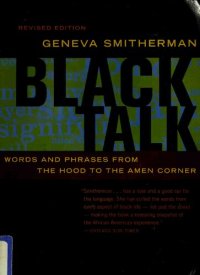 cover of the book Black Talk (2000 Ed.)