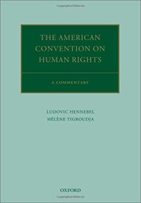 cover of the book The American Convention on Human Rights: A Commentary