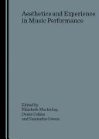 cover of the book Aesthetics and Experience in Music Performance