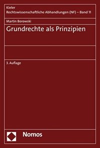 cover of the book Grundrechte ALS Prinzipien