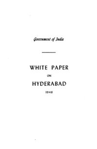 cover of the book White paper on Hyderabad, 1948