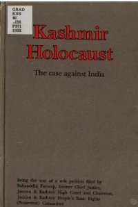 cover of the book Kashmir Holocaust : The case against India