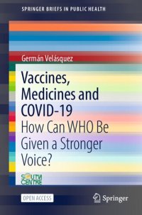 cover of the book Vaccines, Medicines and COVID-19. How Can WHO Be Given a Stronger Voice?