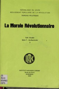 cover of the book La Morale Révolutionnaire