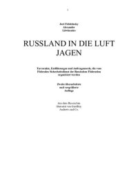 cover of the book Russland in die Luft jagen - Blowing Up Russia - Alexander Litvinenko - DEUTSCH