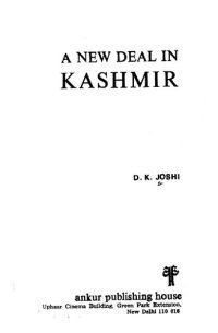 cover of the book A new deal in Kashmir