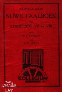 cover of the book Nuwe taalboek vir standerds VII en VIII