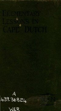 cover of the book Elementary lessons in Cape Dutch (Afrikander taal)