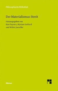 cover of the book Der Materialismus-Streit