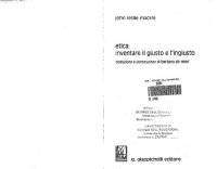 cover of the book Etica: inventare il giusto e l'ingiusto