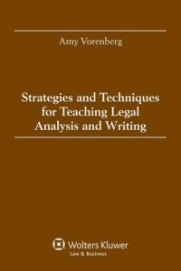 cover of the book Strategies and Techniques for Teaching Legal Analysis and Writing