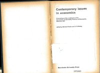 cover of the book The Concept of Efficiency (A.K. SEN's article from Contemporary Issues in Economics, eds. by M. Parkin & A.R. Nobay)