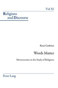 cover of the book Words Matter: Hermeneutics in the Study of Religions