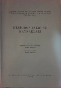 cover of the book Hesiodos Eseri ve Kaynakları