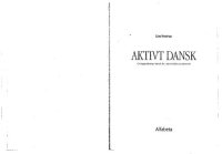 cover of the book Aktivt dansk. En begynderbog i dansk for udenlandske studerende