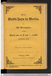 cover of the book Eine Volks-Jury in Berlin