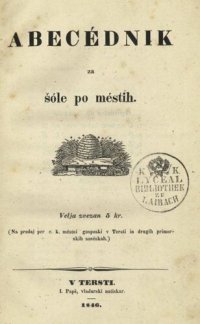 cover of the book Abecédnik za šóle po méstih