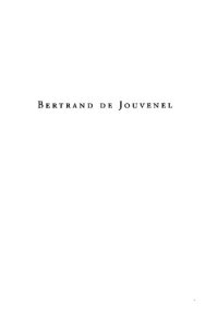 cover of the book Bertrand de Jouvenel : the conservative liberal and the illusions of modernity