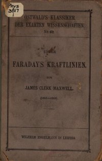 cover of the book Über Faradays Kraftlinien (1855, 1856)