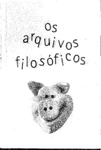 cover of the book Os arquivos filosóficos