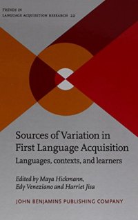 cover of the book Sources of Variation in First Language Acquisition