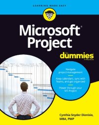 cover of the book Microsoft Project For dummies