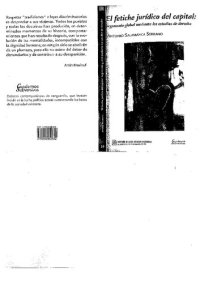 cover of the book El fetiche jurídico del capital. Hegemonía global mediante los estudios de derecho