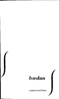 cover of the book Baedan 2: A Queer Journal of Heresy