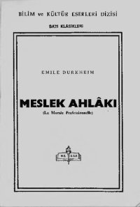 cover of the book Meslek Ahlakı