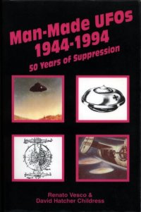 cover of the book Man-made UFOs 1944-1994 - 50 years of suppression