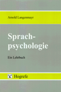 cover of the book Sprachpsychologie: Ein Lehrbuch 