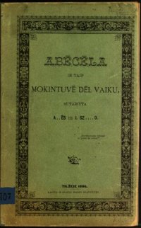 cover of the book Abēcēla ir taip mokintuvē dēl vaiku