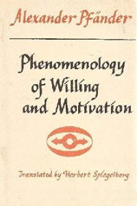 cover of the book Phenomenology of Willing and Motivation