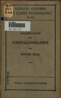 cover of the book Abhandlungen zur Kristallographie