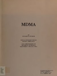 cover of the book MDMA