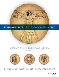 cover of the book Fundamentals of Biochemistry Life at the MOLECULAR LeveL 5th edition  Voet Vote Pratt Wiley