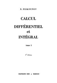 cover of the book Calcul différentiel et intégral 1