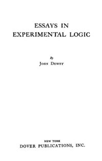 cover of the book Essays in Experimental Logic