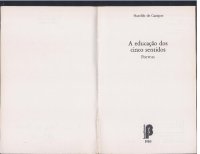 cover of the book A educação dos cinco sentidos