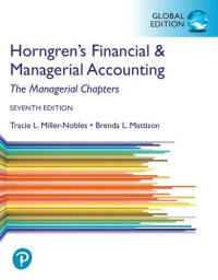 cover of the book Horngren's financial & managerial accounting. The managerial chapters.