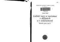 cover of the book Lidské rasy a rasismus v dějinách a v současnosti. Člověk a jeho svět II