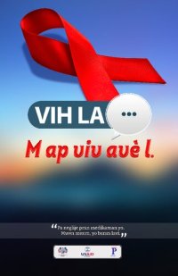 cover of the book VIH LA ... M ap viv avè l.