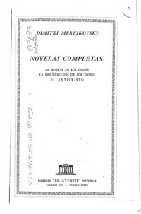 cover of the book Novelas completas - Dmitry Merezhkovsky