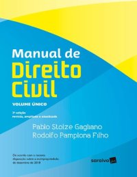 cover of the book Manual de Direito Civil Volume Único