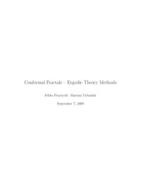 cover of the book Conformal fractals - Ergodic Theory Methods