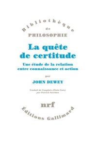 cover of the book La quête de certitude